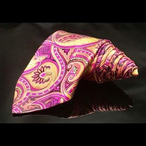 Robert Talbott Red Floral Paisley Best Of Class Tie